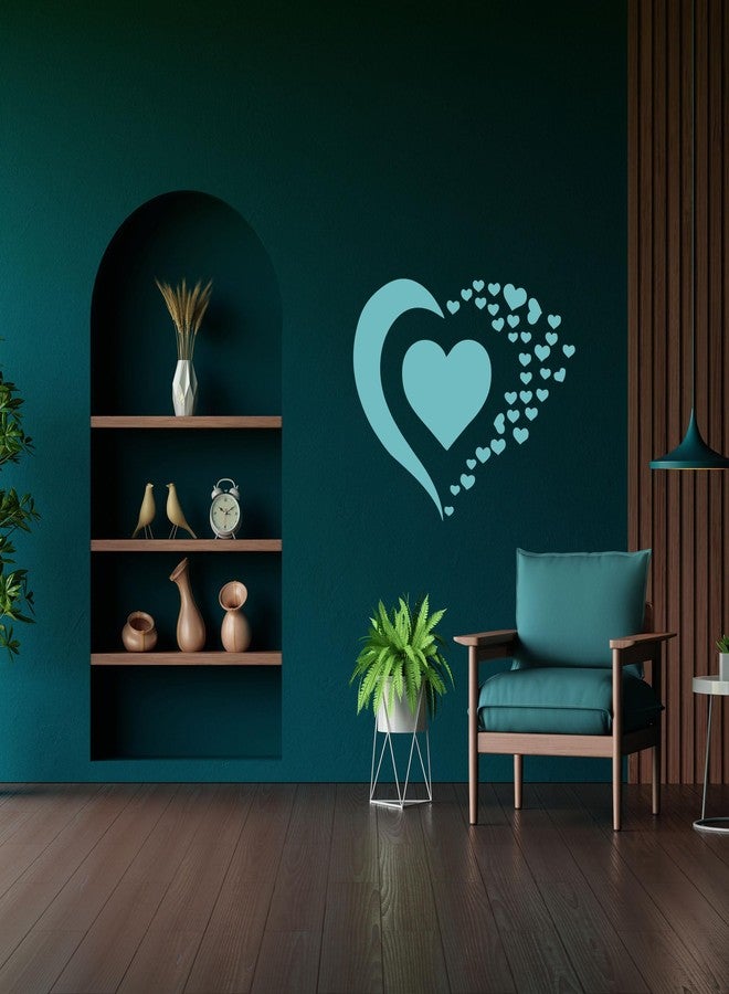 StenCart Stencil for Wall Painting Home Love Heart Reusable Wall Stencil Design for Wall Decoration(16inch x 24inch)-DIY Reusable Design Suitable for Home & Office (Pack of 1) - Image 4